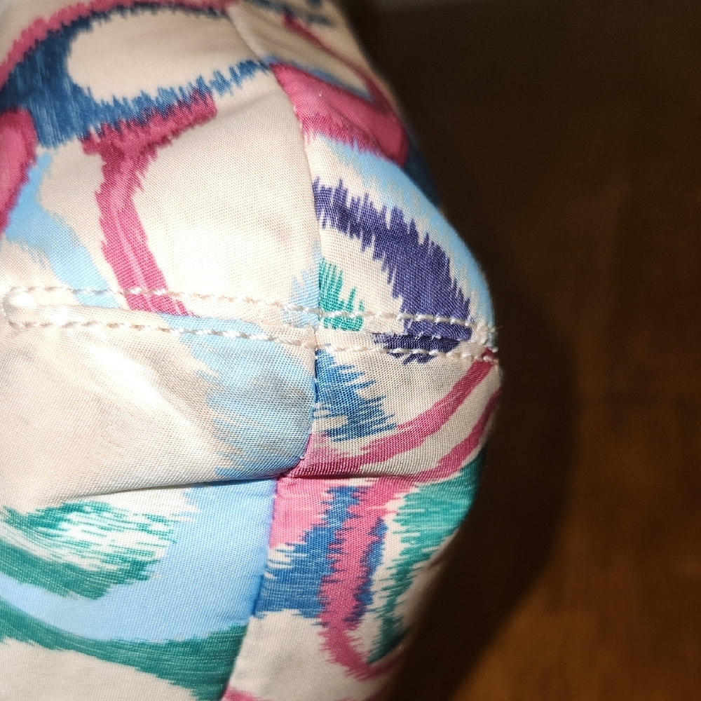 Coach Red and Pink Crossbody Bag with Artistic Design - Picture 6 of 14